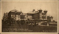 Hotel Potter, Edison Mazda Lighting Used Throughout Postcard