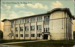 New School Building No. 10 Olean, NY Postcard Postcard