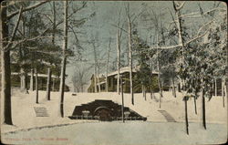 Winona Park in Winter Attire Winona Lake, IN Postcard Postcard
