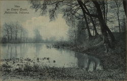 View on Cicero Creek Noblesville, IN Postcard Postcard