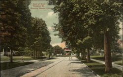 End of West Wooster Street Bowling Green, OH Postcard Postcard