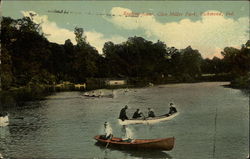 Boating Scene, Glen Miller Park Postcard