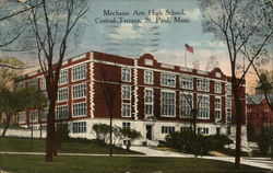 Mechanic Arts High School, Central Terrace Postcard