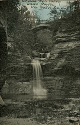 Bridal Veil Falls, Deer Park Postcard