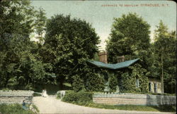 Entrance to Asylum Postcard