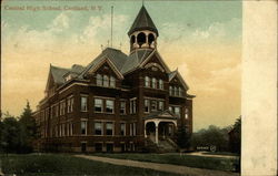 Central High School Postcard