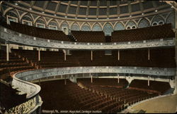 Interior, Music Hall, Carnegie Institute Pittsburgh, PA Postcard Postcard