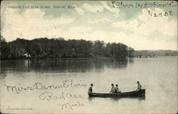 Orchard Lake near Island Pontiac, MI Postcard Postcard