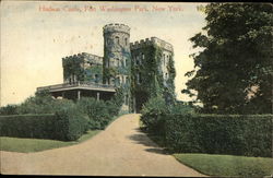 Hudson Castle, Fort Washington Park Postcard