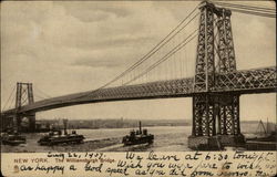 The Williamsburgh Bridge Postcard