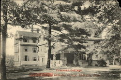 Freeman Cottage, Wellesley College Postcard