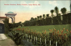 Sunken Gardens, Hotel Virginia Postcard