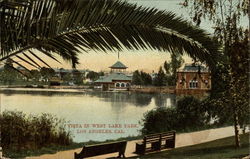 Vista in West Lake Park Postcard