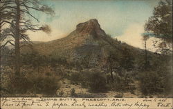 Thumb Butte Prescott, AZ Postcard Postcard