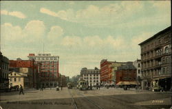 Market Square, looking North Postcard