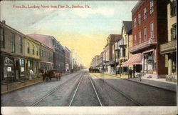 Front St., Looking North From Pine St Postcard