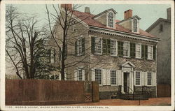 Morris House, where Washington lived Postcard