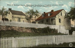 Home of Mordecai Lincoln Postcard