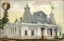 Canadian Government Building, Alaska-Yukon, Pacific Exposition, 1909 Postcard