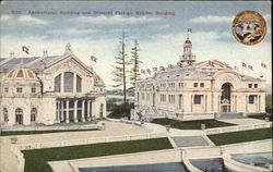 Agricultural Building and Oriental Foreign Exhibit Building Postcard