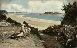 Danna's Beach Manchester, MA Postcard Postcard