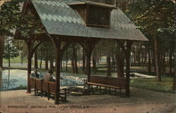 Spring House, Sanitarium Park Clifton Springs, NY Postcard Postcard