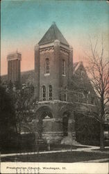 Presbyterian Church Waukegan, IL Postcard Postcard