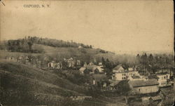 View over the Town Oxford, NY Postcard Postcard