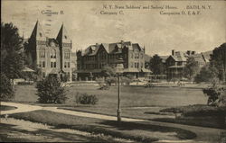 NY State Soldiers' and Sailors' Home Postcard