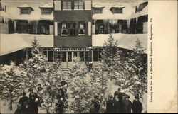 Leaving the Inn for a Bob-Sled Expedition Postcard