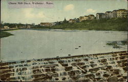 Chase Mill Dam Webster, MA Postcard Postcard