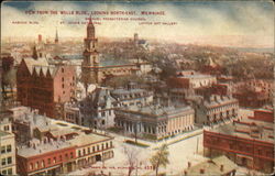 View from the Wells Building, Looking North-East Postcard