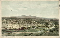 Birds-Eye View of Lamy New Mexico Postcard Postcard