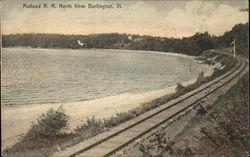 Rutland R. R. North Burlington, VT Postcard Postcard
