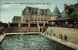 Swimming Pool, Manoir Richelieu Postcard