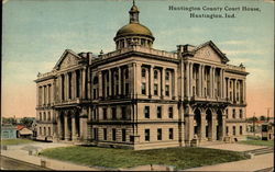 Huntington County Court House Indiana Postcard Postcard