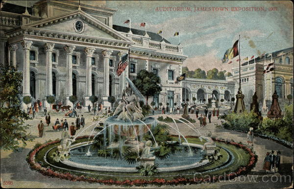 Auditorium, Jamestown Exposition, 1907 1907 Jamestown Exposition