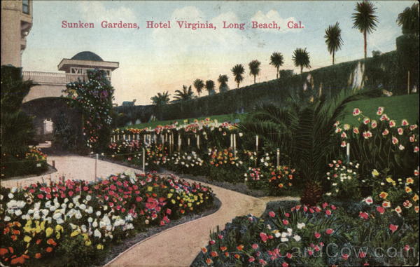 Sunken Gardens, Hotel Virginia Long Beach California