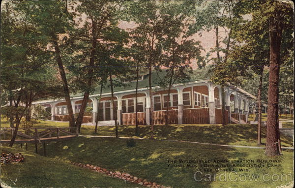 The Weidendale Administration Building, Young Mens Christian Assoc. Camp Lake Geneva Wisconsin
