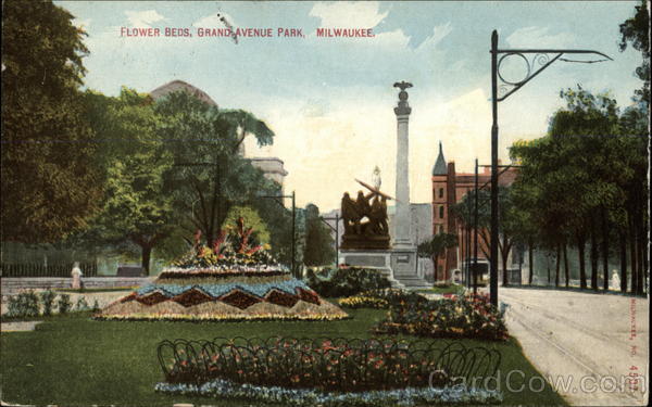 Flower Beds, Grand Avenue Park Milwaukee Wisconsin