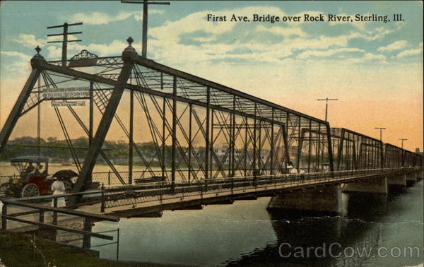 First Ave. Bridge over Rock River Sterling Illinois