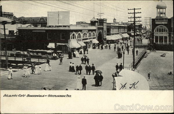 Boardwalk & Steeplechase Pier Atlantic City New Jersey