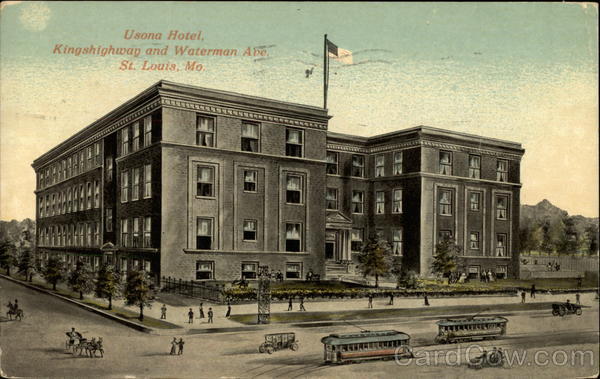 Usona Hotel, Kingshighway and Waterman Ave St. Louis Missouri