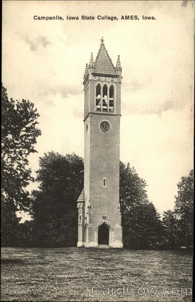 Campanile, Iowa State College Ames
