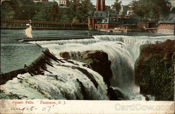 Passaic Falls Paterson New Jersey