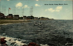 Silver Sands, Cosey Beach Postcard