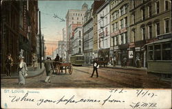 Broadway St. Louis, MO Postcard Postcard