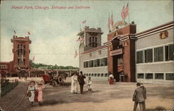 Forest Park Entrance and Ballroom Postcard