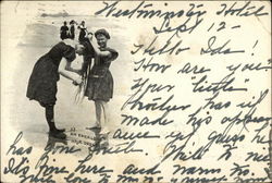 An Emergency Hair Dresser Postcard