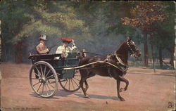 Paris Bois de Boulogne France Postcard Postcard